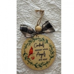 Cardinals appear when Angels are near